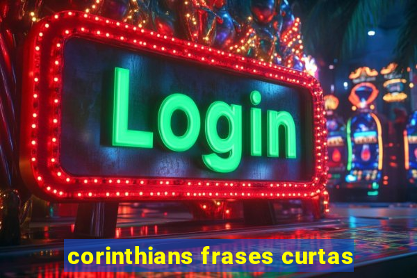 corinthians frases curtas